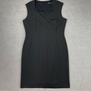 Ellen Tracy Designer Black Form Fitted Dress Women’s Size 16